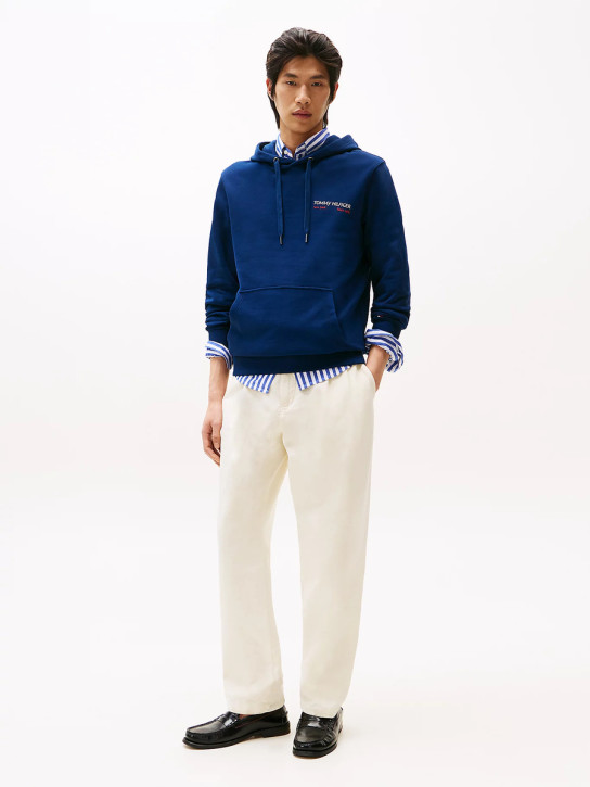 Tommy Hilfiger pánska modrá mikina