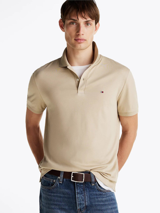 Tommy Hilfiger pánske béžové polo tričko
