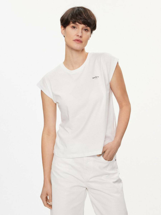 Pepe Jeans dámske biele tričko Lory