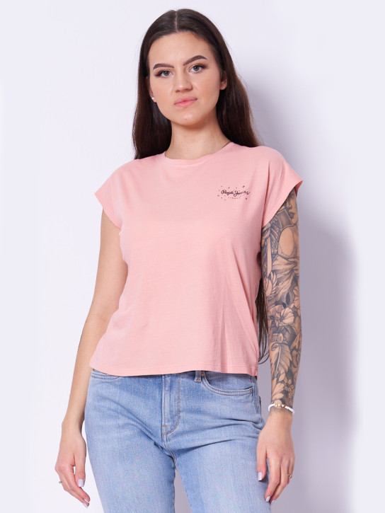 Pepe Jeans dámske marhuľové tričko Lorena 