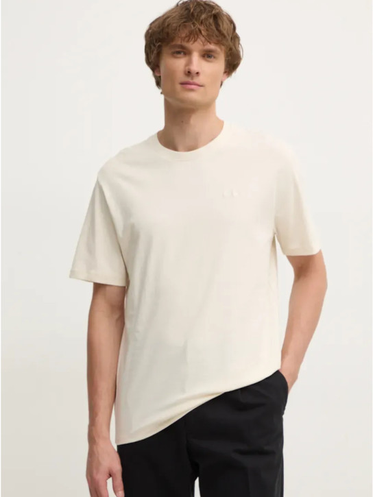 Pepe Jeans pánske krémové tričko