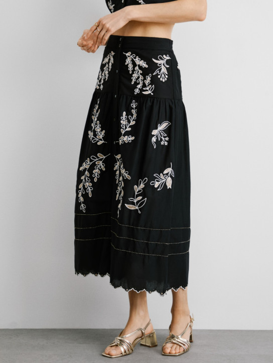 Pepe Jeans dámska čierna sukňa Epsom