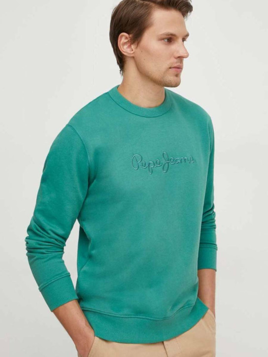 Pepe Jeans pánska zelená mikina Joe