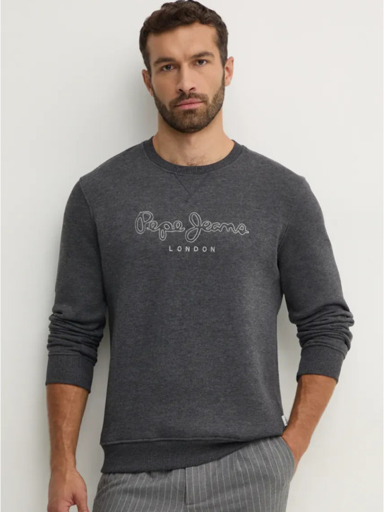 Pepe Jeans pánska tmavo šedá mikina New Nouvel