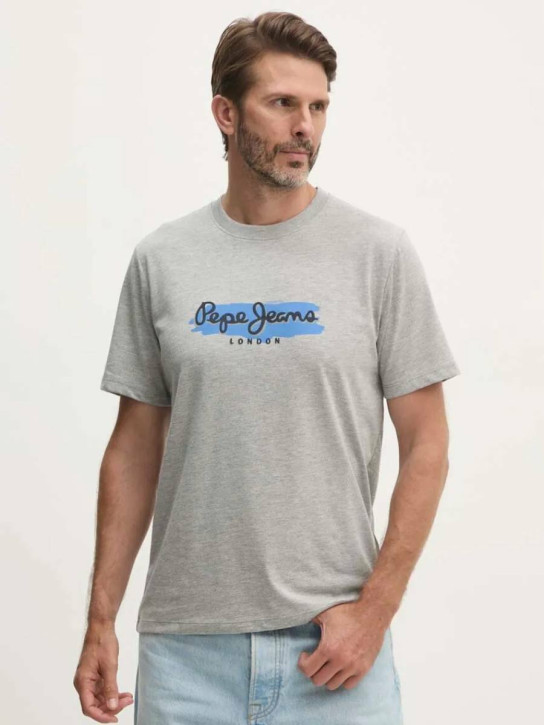 Pepe Jeans pánske šedé tričko Arsham