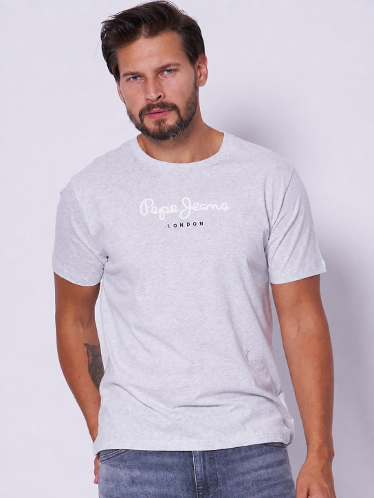 Pepe Jeans pánske šedé tričko Eggo