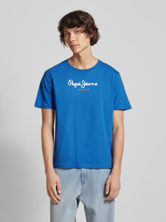 Pepe Jeans pánske modré tričko