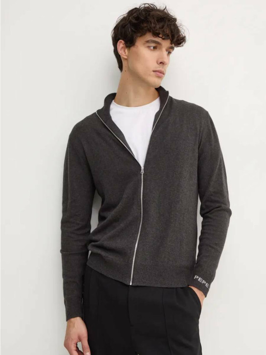 Pepe Jeans pánsky šedý sveter 