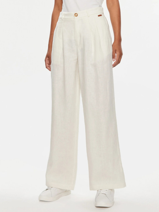 Pepe Jeans dámske krémové nohavice