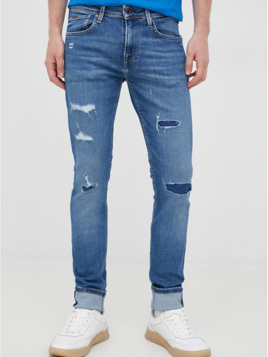 Pepe Jeans pánske modré džínsy