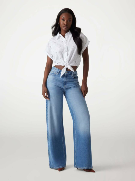 Guess dámska biela košeľa