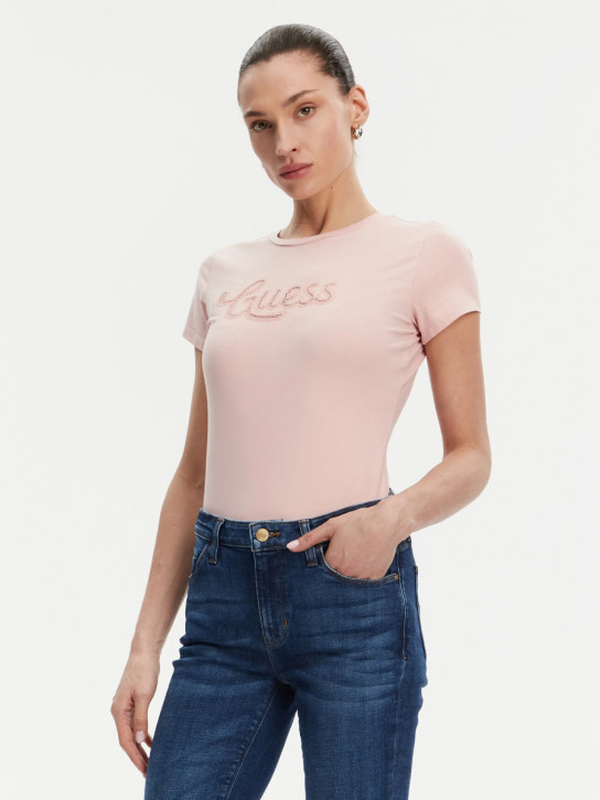 Guess dámske ružové tričko