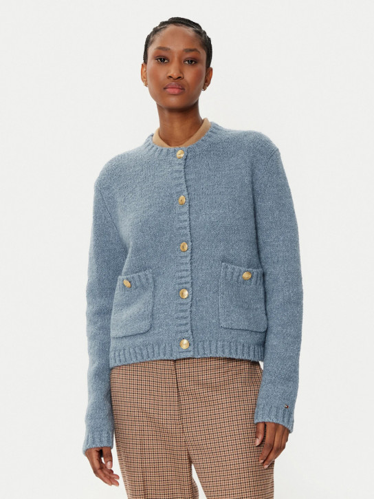 Tommy Hilfiger dámsky modrý kardigan