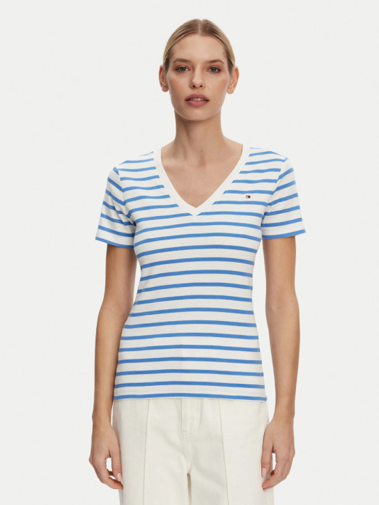 Tommy Hilfiger dámske pruhované tričko