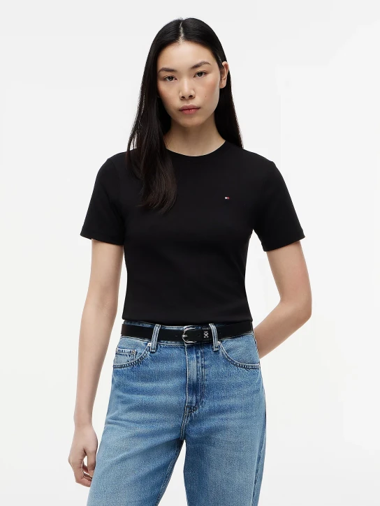 Tommy Hilfiger dámske čierne tričko
