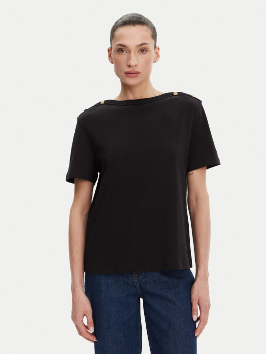 Tommy Hilfiger dámske čierne tričko