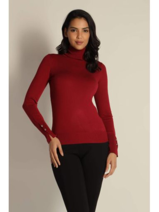 Guess dámsky vínový sveter