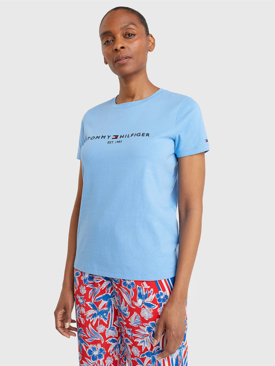 Tommy Hilfiger dámske modré tričko