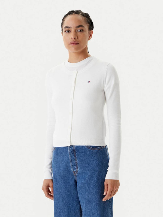 Tommy Jeans dámsky biely sveter