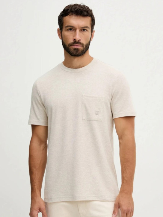 Tommy Hilfiger pánske béžové tričko