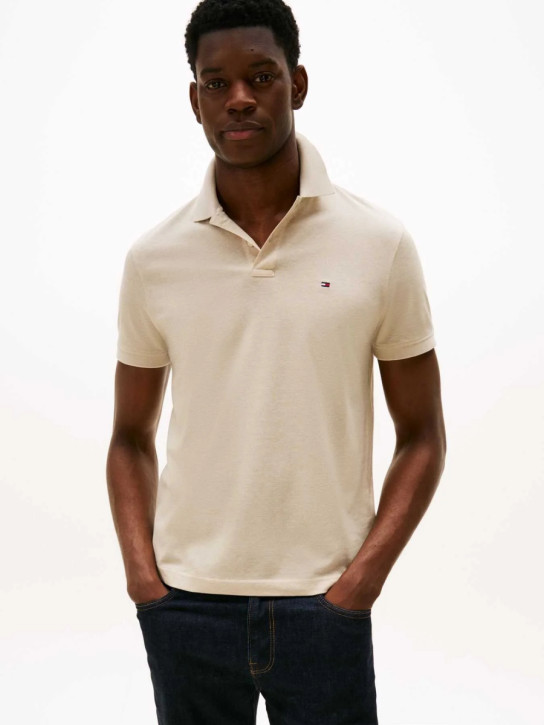 Tommy Hilfiger pánske béžové polo tričko