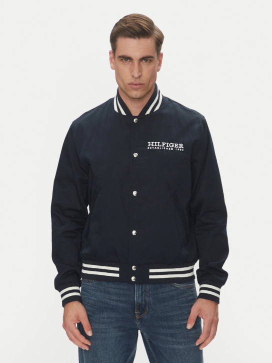 Tommy Hilfiger pánsky modrý bomber