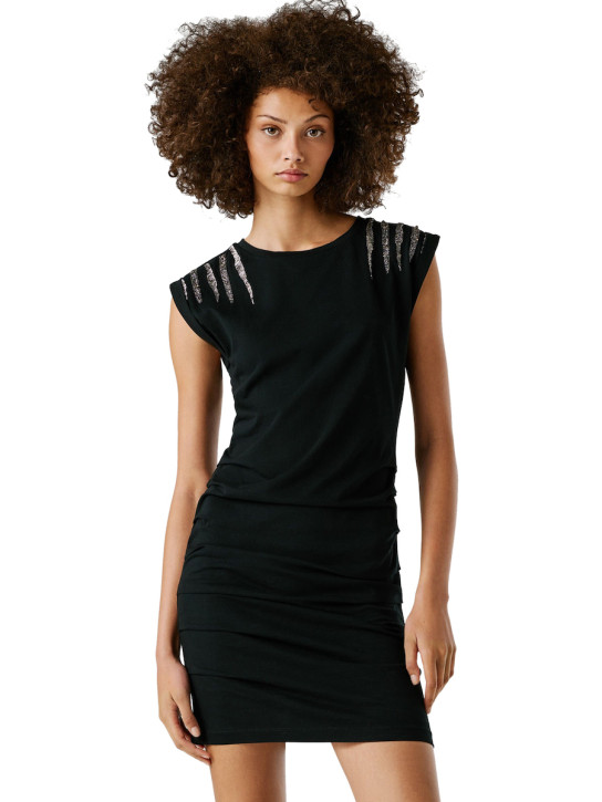 Pepe Jeans dámske čierne šaty