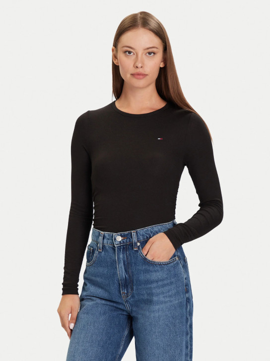 Tommy Jeans dámske čierne tričko