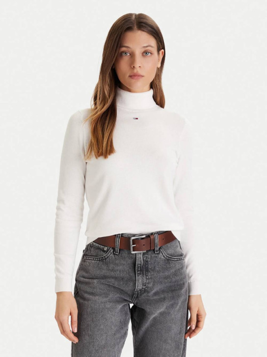 Tommy Jeans dámsky krémový rolák