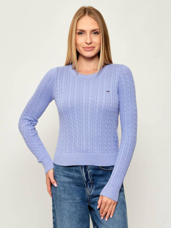 TJW CABLE ESSENTIAL SWEATER