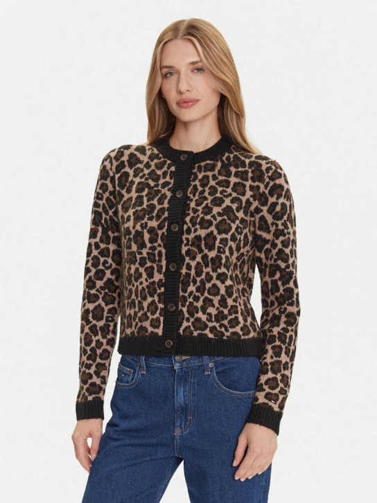 TJW LEOPARD CARDIGAN