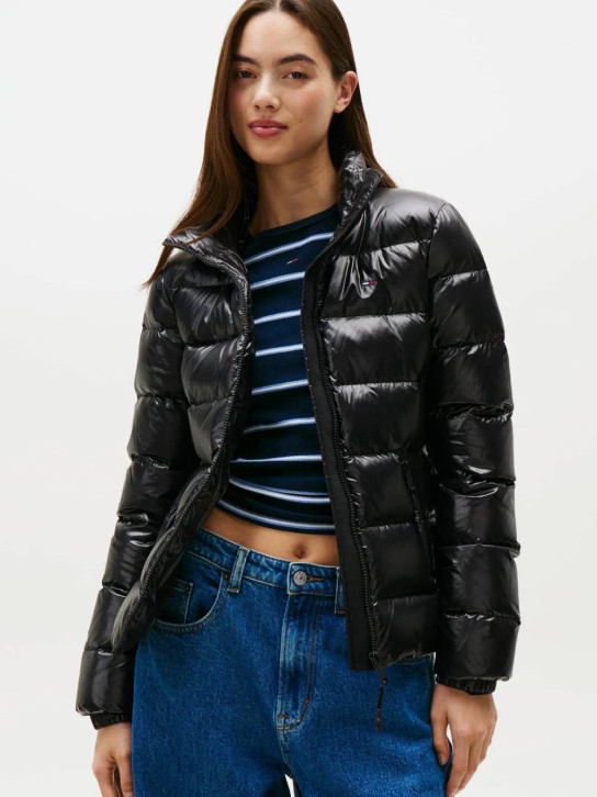 TJW SLIM ZIP PRINT DOWN JACKET