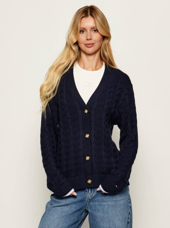TJW CABLE CARDIGAN