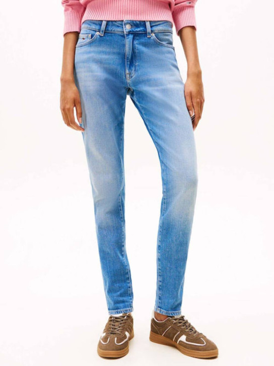 Tommy Jeans dámske modré džínsy