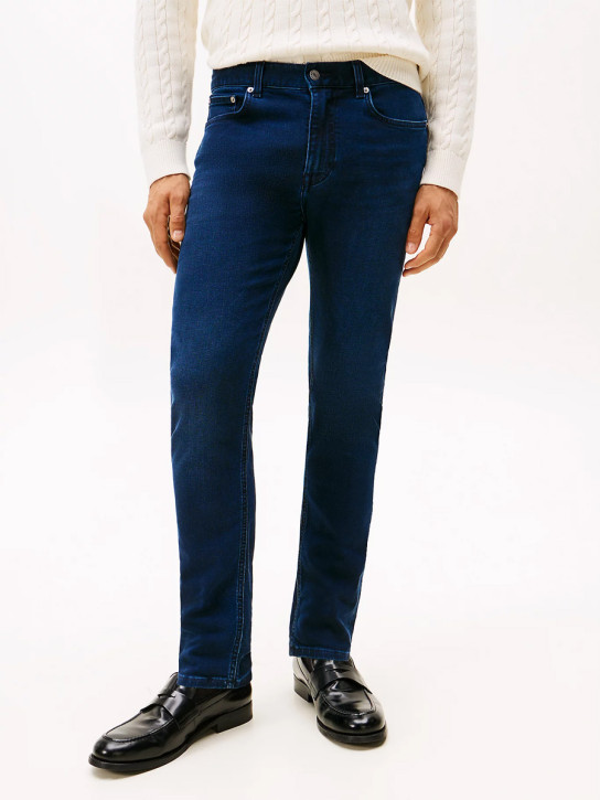 Tommy Hilfiger pánske modré džínsy Bleecker