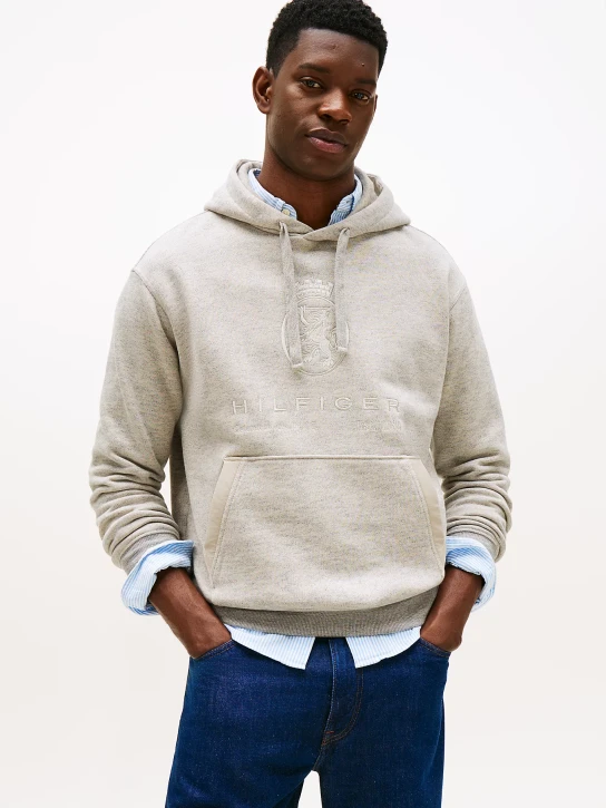 Tommy Hilfiger pánska šedá mikina