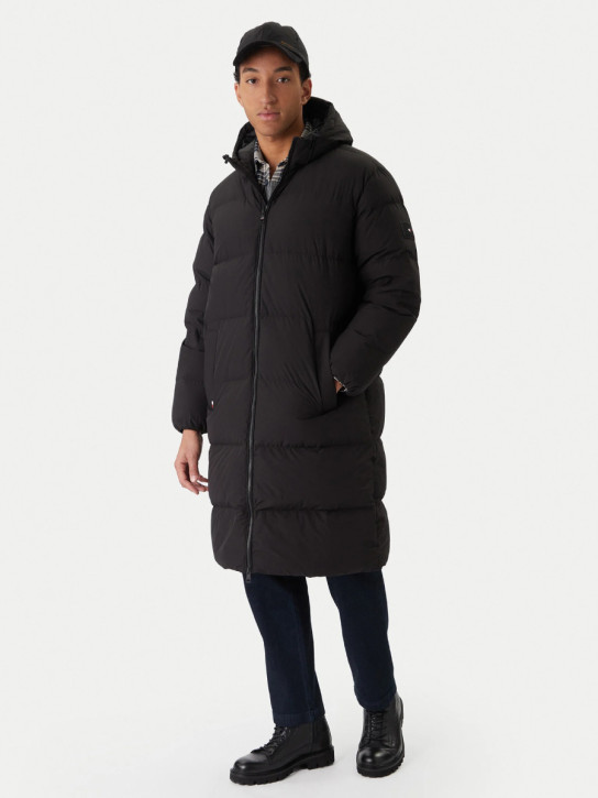 Tommy Hilfiger pánska čierna bunda