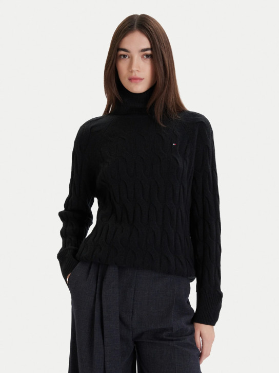 Tommy Hilfiger dámsky čierny rolák