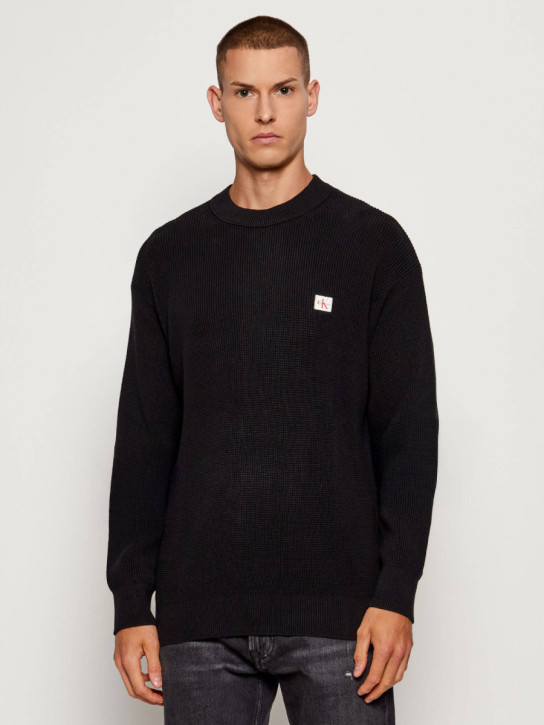 Calvin Klein pánsky čierny sveter