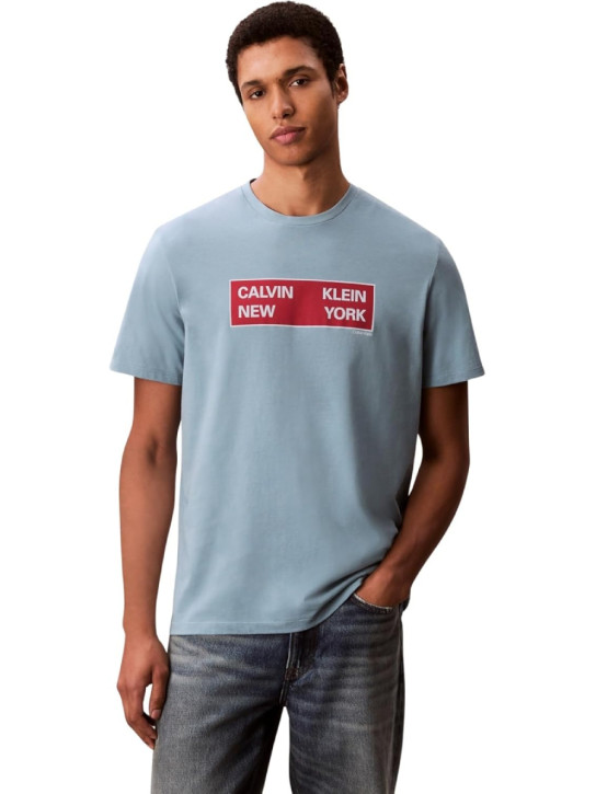 Calvin Klein pánske modré tričko