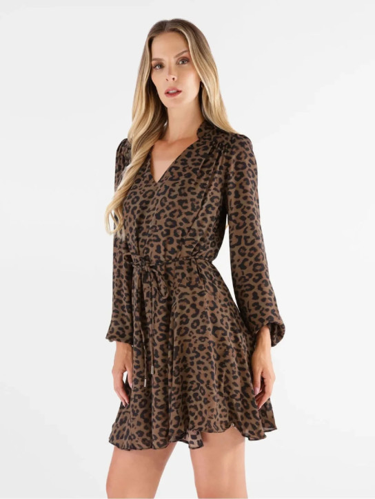 Guess dámske šaty so zvieracím vzorom