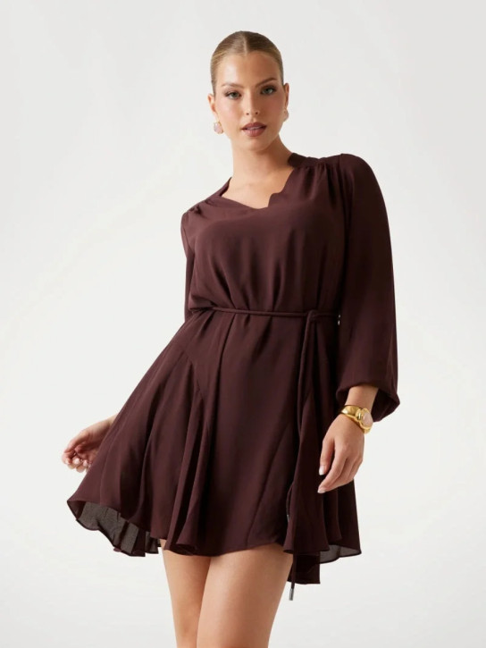 Guess dámske hnedé šaty 