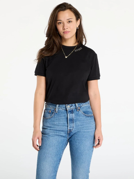 Guess dámske čierne tričko
