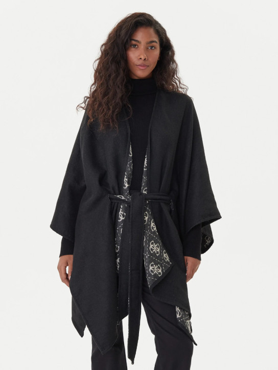 AW5422POL03-BLA PONČO