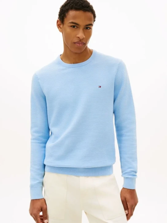 Tommy Hilfiger pánsky modrý sveter