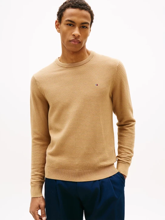 Tommy Hilfiger pánsky béžový sveter