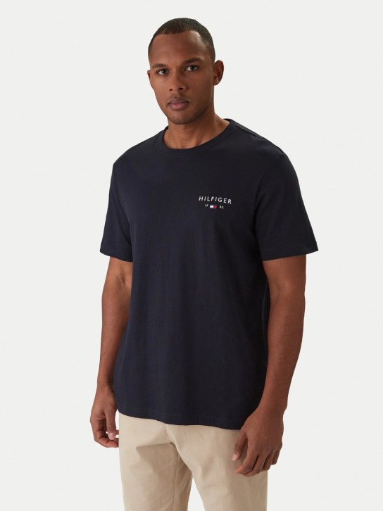 Tommy Hilfiger pánske tmavo modré tričko