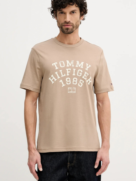 Tommy Hilfiger pánske béžové tričko