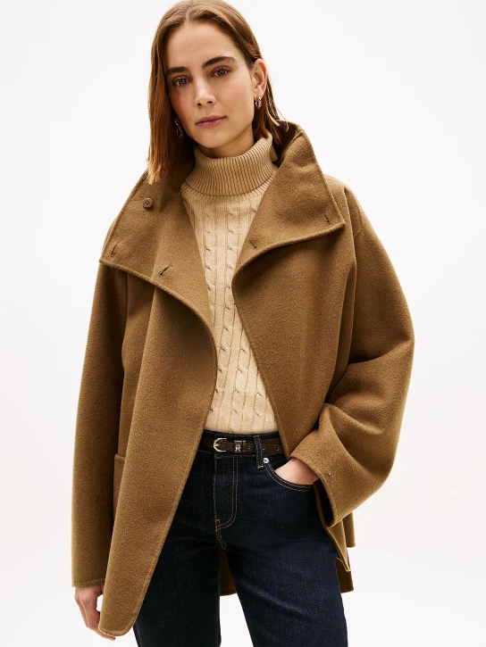 Tommy Hilfiger dámsky hnedý kabát