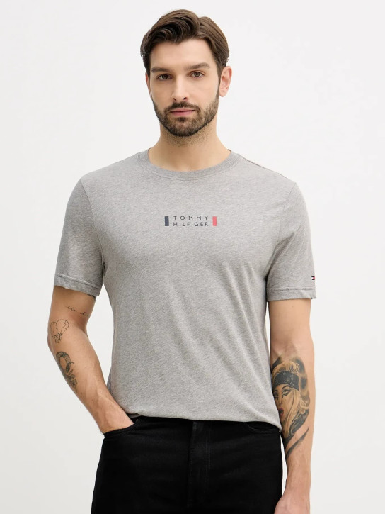 Tommy Hilfiger pánske šedé tričko